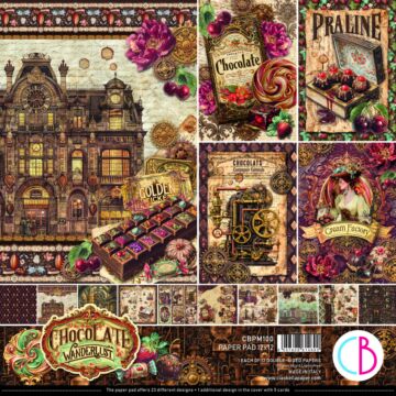 Ciao Bella Chocolate Wanderlust 12X12 Paper Pad