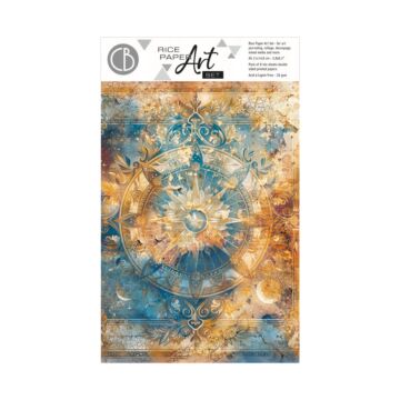 Ciao Bella A5 Rice Paper Art Set, Esprit de Voyage