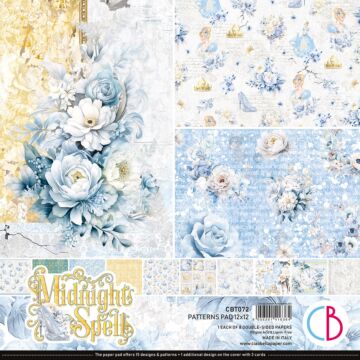 Ciao Bella 12X12 Patterns Paper Pad, Midnight Spell