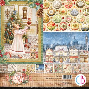 Ciao Bella 12X12 Patterns Paper Pad, The Nutcracker