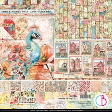 Ciao Bella 12X12 Patterns Paper Pad, Majestic Dream