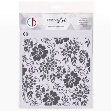 Ciao Bella Texture Stencil, Flourish Pattern