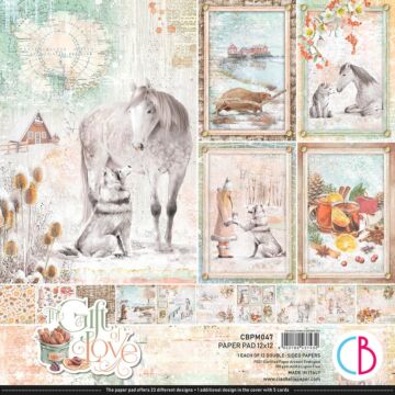 Ciao Bella 12X12 Paper Pad, The Gift of Love