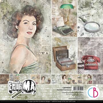 Ciao Bella 12X12 Paper Pad, Enigma