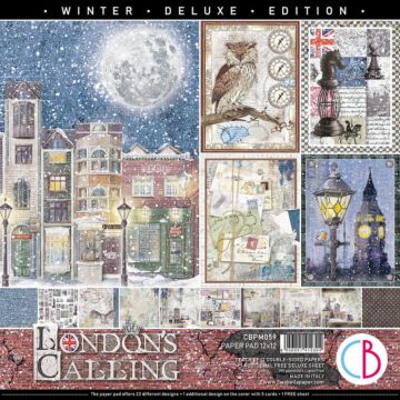 Ciao Bella 12X12 Paper Pad, London's Calling *Deluxe Edition*