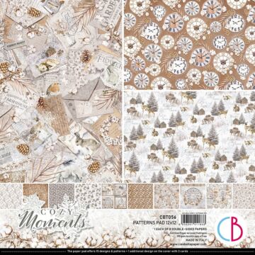 Ciao Bella 12X12 Patterns Paper Pad, Cozy Moments