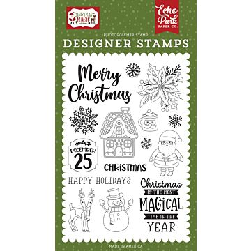 Echo Park Christmas Magic: Magical Christmas Stamp Set