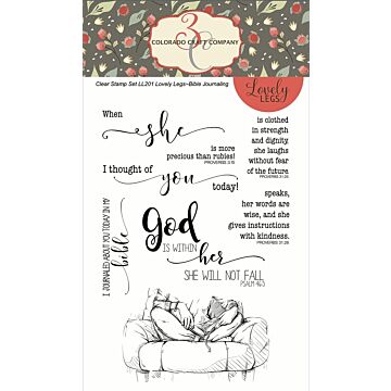 Colorado Craft Company - Clear Stamp Lovely Legs Bible