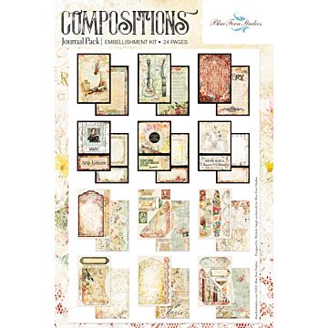 Blue Fern Studios - Journal Pack Embellishment Kit - Compositions
