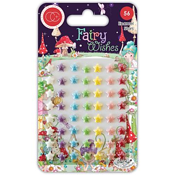 Craft Consortium Adhesive Enamel Stars, Fairy Wishes