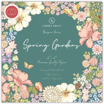 Craft Consortium 6X6 Paper Pad, Spring Gardens