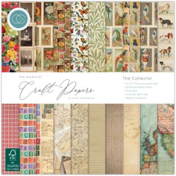 Craft Consortium 12X12 Premium Paper Pad, The Collector