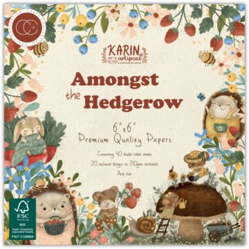 Craft Consortium 6X6 Paper Pad, Amongst the Hedgerow