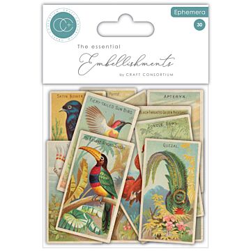 Craft Consortium Ephemera, The Collector - Birds