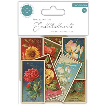 Craft Consortium Ephemera, The Collector - Flowers