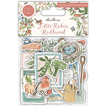 Craft Consortium Chipboard Ephemera, Little Robin Redbreast