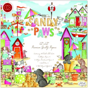 Craft Consortium Double-Sided Paper Pad 12"X12" 40/Pkg Sandy Paws