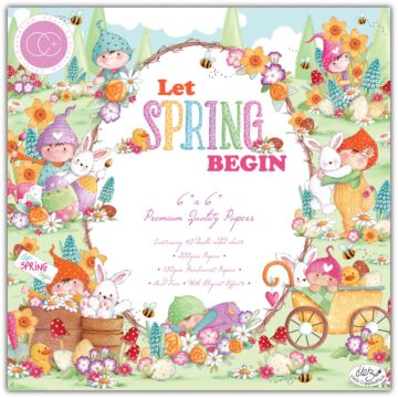 Craft Consortium 6X6 Paper Pad, Let Spring Begin