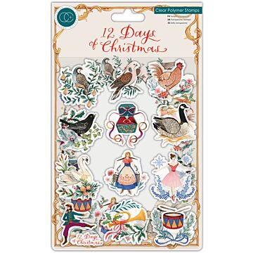 Craft Consortium Clear Stamp, 12 Days of Christmas