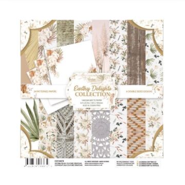 Couture Creations 6.5X6.5 Paper Pad, Earthy Delights