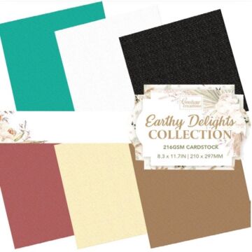 Couture Creations A4 Cardstock, Earthy Delights