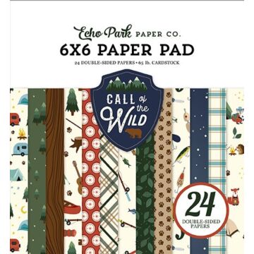 Echo Park CALL OF THE WILD 6X6 PAPER PAD