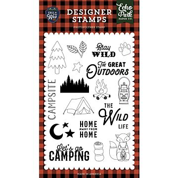 Echo Park Call Of The Wild: Stay Wild Stamp Set