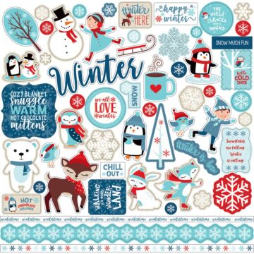 Echo Park CELEBRATE WINTER ELEMENT STICKER