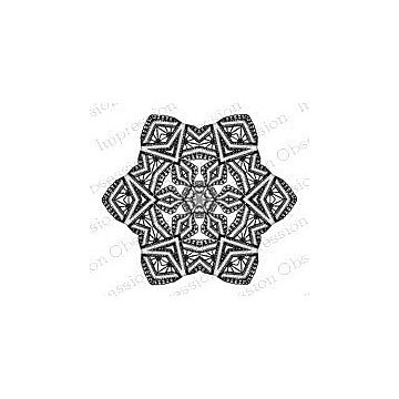 Impression Obsession, Cling Stamps, Vintage Lace Snowflake