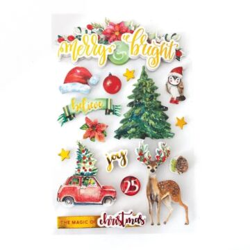 Paper House Merry & Bright II 3D Sticker