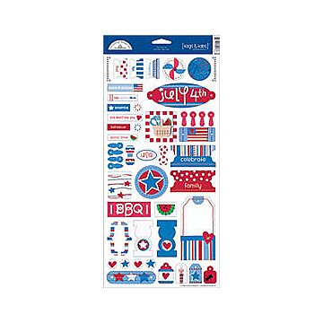 Doodlebug Designs Tags & Tabs - Uncle Sam