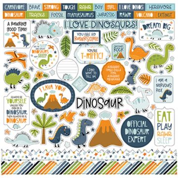 Echo Park Dino-Mite Element Sticker