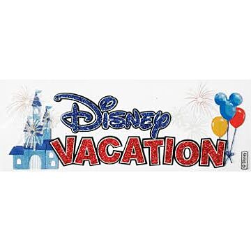 Disney Vacation Title Dimensional Sticker