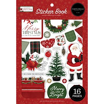Echo Park Sticker Book, A Wonderful Christmas