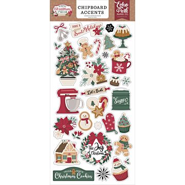 Echo Park Baking Christmas Cheer Chipboard Accents