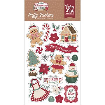 Echo Park Baking Christmas Cheer Puffy Stickers