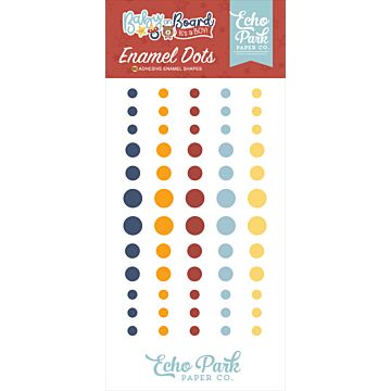 Echo Park Enamel Dots, Baby on Board Boy