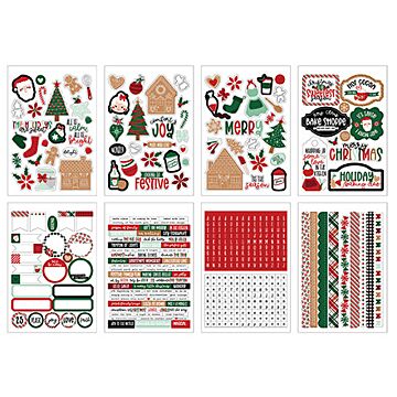 Echo Park Sticker Book, Baking Spirits Bright