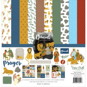 Echo Park 12X12 Collection Kit, Bible Stories: Daniel & the Lion's Den