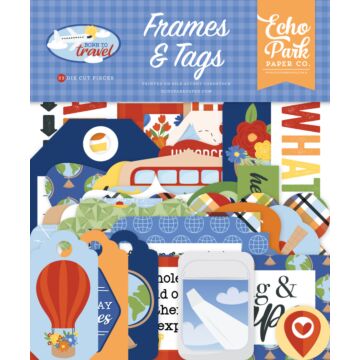 Echo Park Frames & Tags, Born to Travel