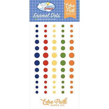 Echo Park Enamel Dots, Born to Travel