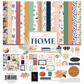 Carta Bella 12X12 Collection Kit, At Home