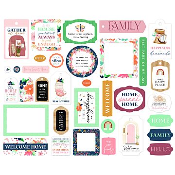 Carta Bella Frames & Tags, At Home