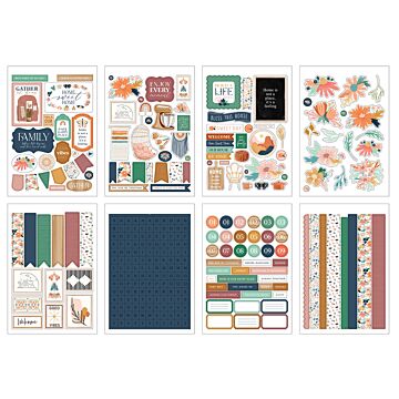 Carta Bella Sticker Book, At Home