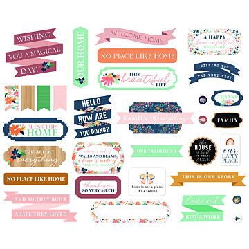 Carta Bella Titles & Phrases, At Home