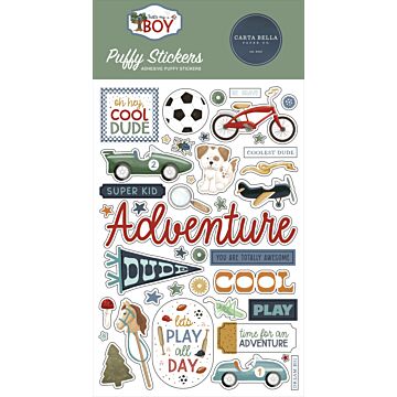 Echo Park Puffy Stickers, That's My Boy