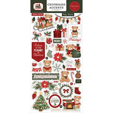Echo Park Have a Beary Christmas Chipboard Accents