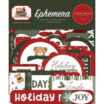 Echo Park Have a Beary Christmas Ephemera