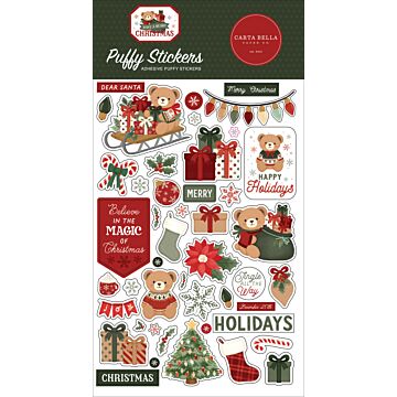 Echo Park Have a Beary Christmas Puffy Stickers
