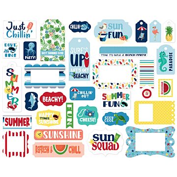 Carta Bella Frames & Tags, Beach Party